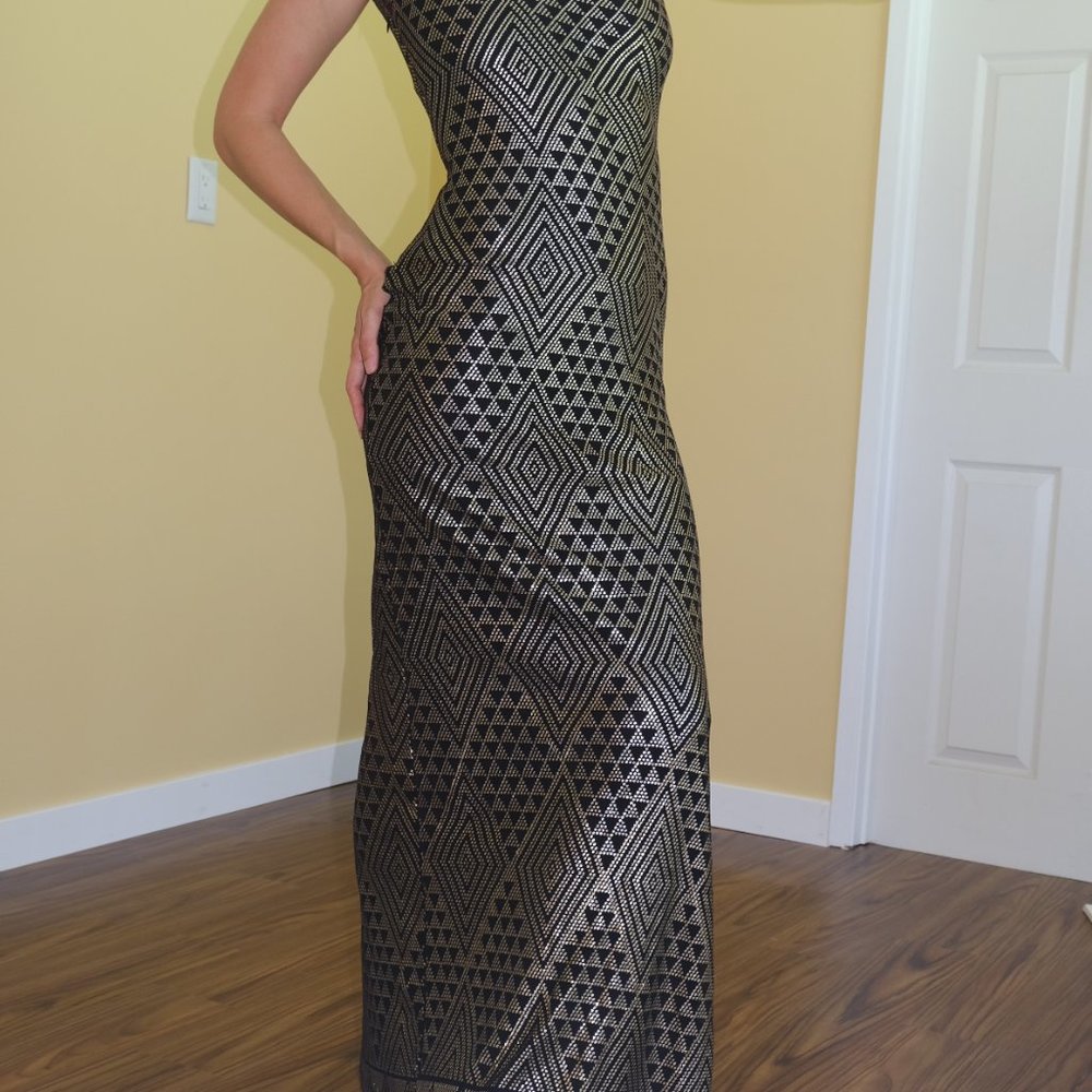 Michael Kors 1920's-esque Art Deco Vintage Gown